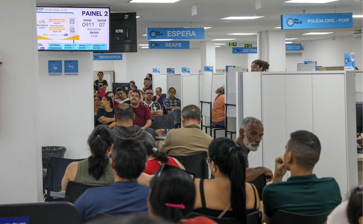 Com mais de 670 mil atendimentos, Na Hora amplia acesso aos serviços públicos em 2026